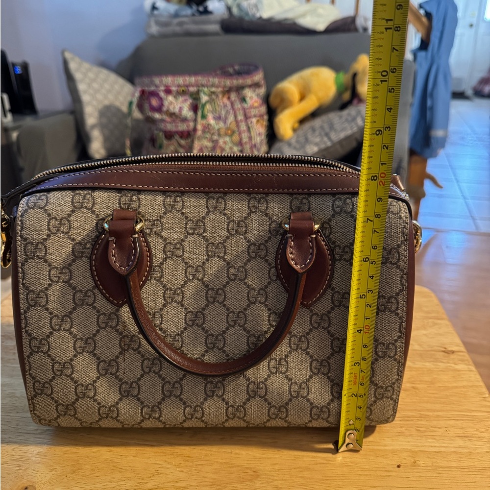 Gucci Brown and Cream Women's Bag - Picture 11 of 16
